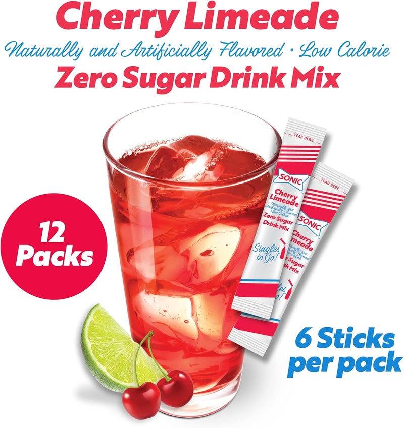 SINGLES TO GO! Sonic Cherry Limeade Powdered Drink Mix - Image 4